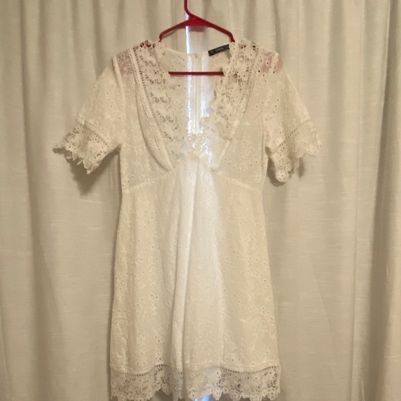 White Lace Dress - Picture 3 of 3